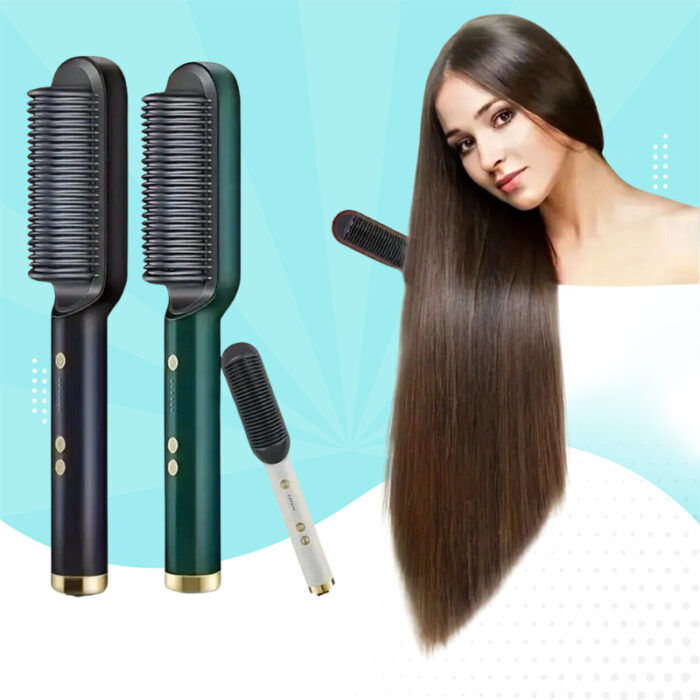 مكواة و فرشاة فرد الشعر متعددة الوظائف